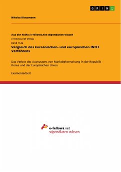 Vergleich des koreanischen- und europäischen INTEL Verfahrens (eBook, PDF) - Klausmann, Nikolas
