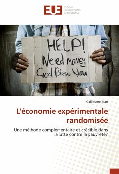 L'économie expérimentale randomisée - Jean, Guillaume