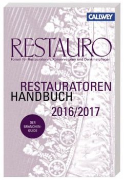 Cover Restauratoren Handbuch 2016/2017