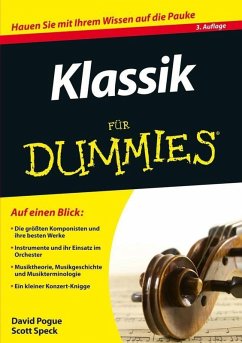 Klassik für Dummies (eBook, ePUB) - Pogue, David; Speck, Scott