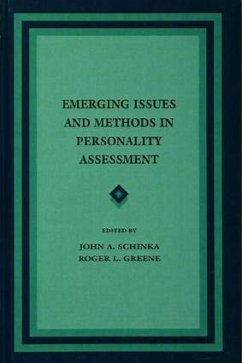 Emerging Issues and Methods in Personality Assessment