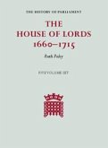 The House of Lords, 1660-1715 5 Volume Hardback Set