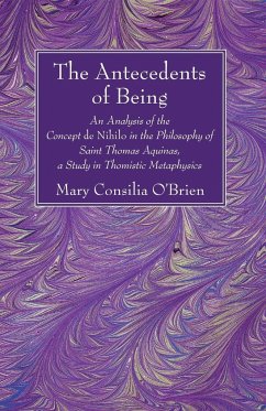 The Antecedents of Being - O'Brien, Mary Consilia