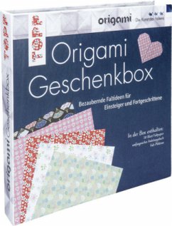Origami Geschenkbox, m. 50 Faltblättern u. e. Falz-Plektron - Täubner, Armin