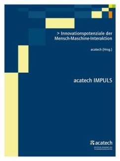 Cover Innovationspotenziale der Mensch-Maschine-Interaktion
