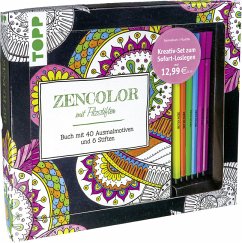 Kreativ-Set Zencolor, m. 6 Filzstiften