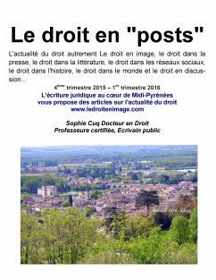 Le droit en posts - Cuq, Sophie