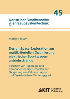 Design Space Exploration zur multikriteriellen Optimierung elektrischer Sportwagenantriebsstränge: Variation von Topologie und Komponenteneigenschaften zur Steigerung von Fahrleistungen und Tank-to-Wheel Wirkungsgrad