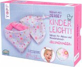 Nähen mit Jersey - Kinderleicht! Nähset Mütze und Wendetuch "Blumenmeer" für Babygrößen 56-92