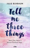 Tell me three things (eBook, ePUB)