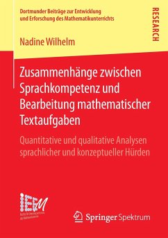 Zusammenhänge zwischen Sprachkompetenz und Bearbeitung mathematischer Textaufgaben - Wilhelm, Nadine