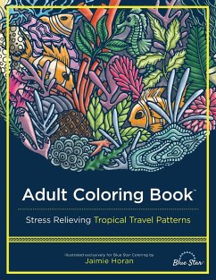 Adult Coloring Book - Blue Star Coloring