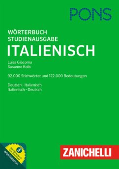 PONS Studienausgabe Italienisch, m. 1 Buch, m. 1 Beilage - Giacoma, Luisa;Kolb, Susanne