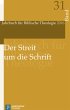 Der Streit um die Schrift / Jahrbuch... - Bild 1