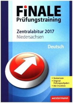 Cover Finale Prüfungstraining 2017 - Zentralabitur Niedersachsen, Deutsch