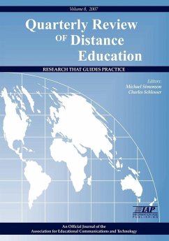 Cover Quarterly Review of Distance Education Volume 8 Book