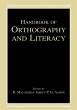 Handbook of Orthography and Literacy... - Bild 1