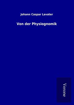 Cover Von der Physiognomik