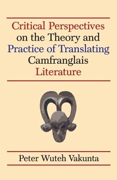 Cover Critical Perspectives on the Theory and Practice of Translating Camfranglais Literature