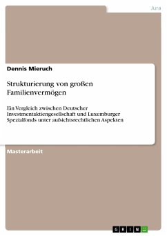 Strukturierung von großen Familienvermögen (eBook, PDF)