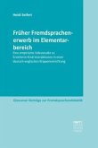 Früher Fremdsprachenerwerb im Elementarbereich