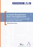 Le droit disciplinaire dans l'enseignement (eBook, ePUB)