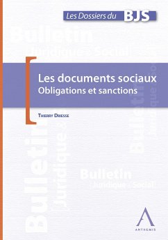 Les documents sociaux dans l'entreprise (eBook, ePUB) - Anthemis; Driesse, Thierry