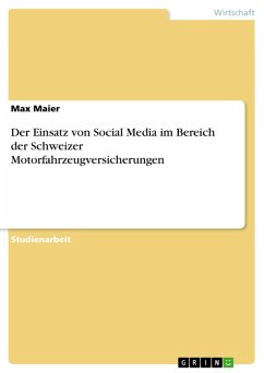 Der Einsatz von Social Media im Bereich der Schweizer Motorfahrzeugversicherungen (eBook, PDF)