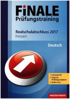 Cover Finale Prüfungstraining 2017 - Realschulabschluss Hessen, Deutsch