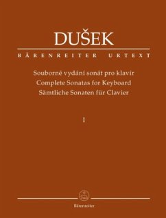 Sämtliche Sonaten für Clavier, Partitur - Dusek, Frantisek Xaver