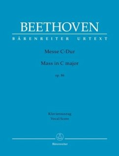 Messe C-Dur op. 86, Klavierauszug - Beethoven, Ludwig van