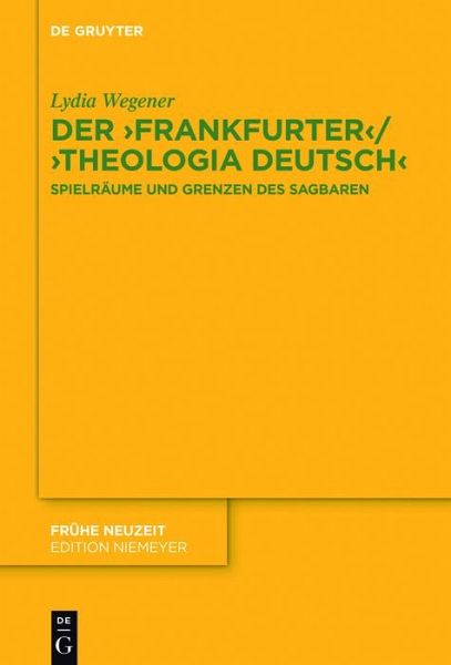 Der ,Frankfurter' / ,Theologia deutsch' (eBook, ePUB)
