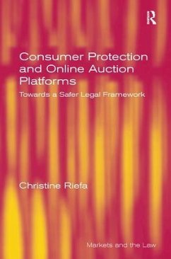 Consumer Protection and Online Auction Platforms - Riefa, Christine