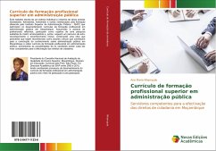 Currículo de formação profissional superior em administração pública - Nhampule, Ana Maria
