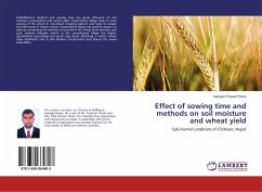 Effect of sowing time and methods on soil moisture and wheat yield - Tiwari, Narayan Prasad