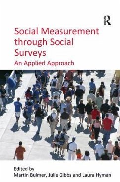 Social Measurement through Social Surveys - Gibbs, Julie