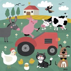 Cover Mein buntes Kinderzimmerbild - Tiere auf dem Bauernhof