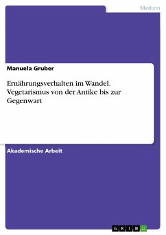 Ernährungsverhalten im Wandel. Vegetarismus von der Antike bis zur Gegenwart (eBook, PDF)