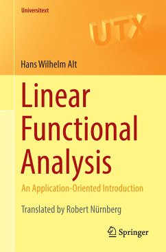 Linear Functional Analysis - Alt, Hans Wilhelm