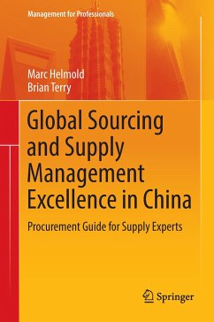 Global Sourcing and Supply Management Excellence in China - Helmold, Marc;Terry, Brian