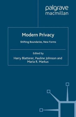 Modern Privacy - Blatterer, Harry; Markus, Maria R.; Johnson, Pauline