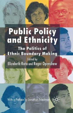 Public Policy and Ethnicity - Openshaw, Roger