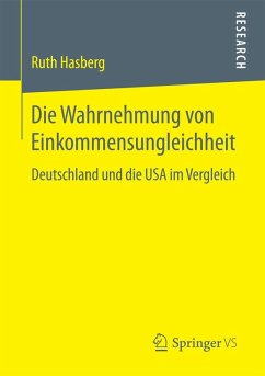 Cover Die Wahrnehmung von Einkommensungleichheit