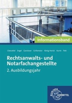 Rechtsanwalts- und Notarfachangestellte, 2. Ausbildungsjahr, Informationsband