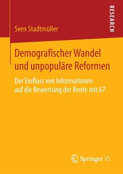 Demografischer Wandel und unpopuläre Reformen - Stadtmüller, Sven