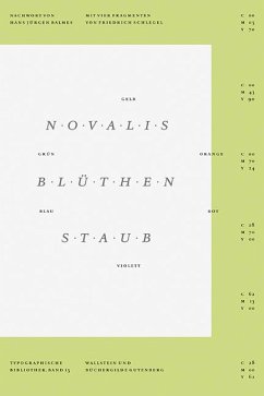 Blüthenstaub - Novalis