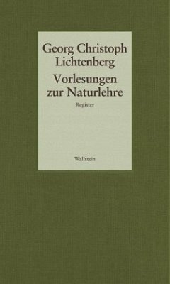 Vorlesungen zur Naturlehre / Gesammelte Schriften 7 - Lichtenberg, Georg Christoph