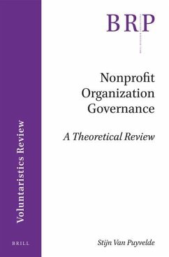 Nonprofit Organization Governance - Puyvelde, Stijn van