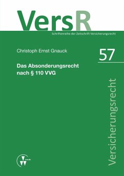 Das Absonderungsrecht nach § 110 VVG (eBook, PDF) - Gnauck, Christoph Ernst