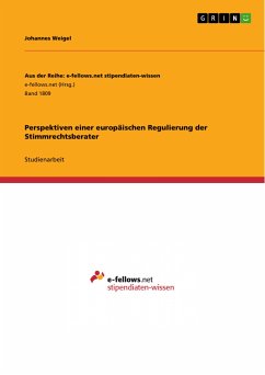 Perspektiven einer europäischen Regulierung der Stimmrechtsberater (eBook, PDF)